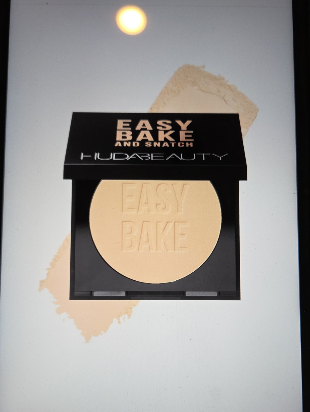 NIB HUDA BEAUTY Easy Bake And Snatch Pressed Setting Powder